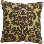 Bhuj Damask Fennel<br>Decorative 20x20 Pillow